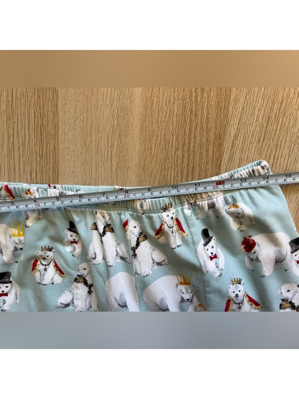 BedHead Pajamas M Organic Cotton Polar Bear Print Made USA - Picture 13 of 16
